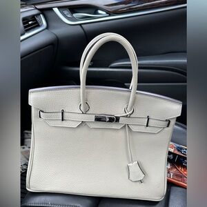 Anifeel Genuine Leather Birkin Style Bag
